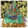 Nuevo Cristal Natural Transfronterizo Piedra Triturada Resina Pirámide Adorno para el Hogar Artesanía Adorno para el Hogar Chakra