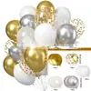 Conjunto de Balões 12 Polegadas 50 Peças Série de Cores Foscas Festa de Aniversário Casamento Decoração Atacado Insuflável para Casamento