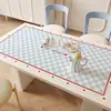 Jogo Americano Estilo Creme, À Prova d'Água, À Prova de Óleo, Não Precisa Lavar, Luxo Leve, Sensação de Alta Qualidade, Toalha de Mesa Retangular, Resistente ao Calor, Resistente a Altas Temperaturas, Jogo Americano para Mesa de Centro