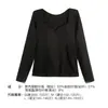 Ropa interior térmica de manga larga con sujetador acolchado para mujer, top interior, liquidación de fin de temporada
