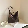 Bolso Casual de Gran Capacidad para Mujer 2026 Nuevo Versátil Tejido para Viajes Diarios Bolso de Hombro Único Bolso Cruzado Simple Bolso Tote