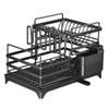 Estante de Almacenamiento de Platos de Cocina Multicapa Vajilla para el Hogar Cuchillo Multifuncional Todo en Uno Escurridor Suministro Directo de Fábrica