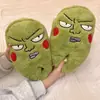 Pijama de Peixe Feio, Sapatos de Algodão, Meias Grossas, Pijama Engraçado com Sapatos, Pantufas de Veludo Coral para Casa, Sem Solas, Não Podem Ser Usados na Rua