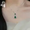 Colgante de Buda de Calcedonia Blanca Translúcida de Alto Brillo al por Mayor Incrustado con Buda de Jade Comparable a Ágata de Jade Modelo para Transmisión en Vivo Buda Maitreya