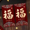 2026 Sobres Rojos de Alta Gama Estilo Nuevo para Feliz Año Nuevo, Buena Suerte y Fortuna, Sobres Rojos Personalizados, Recuerdos de Boda, Paquetes Rojos Creativos