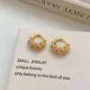 Brincos Circulares de Pérola Envolvida e Zircônia Estilo Retrô Francês de Luxo Leve para Mulheres, Brincos Versáteis da Moda Tendência de Alta Qualidade