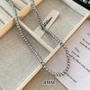 Collar de perlas de cáñamo Shijia Zhenduo, cadena de lana de nicho de lujo, ligera y de alta gama, combinable con todo, para bodas de Año Nuevo chino, cadena de clavícula francesa.