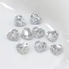 Rinestones para Arte de Uñas Dongzhou Star Zirconia 6mm Geométricos Corazón Fondo Puntiagudo Rinestones Celebridad de Internet Accesorios para Aretes DIY Rinestones Brillantes Destellantes