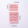 Sujetador Colorido en Stock con Tres Filas de Botones, Accesorios para Sujetador de Poliéster Blanco y Negro, Fabricante de Ropa Interior Pintada en Spray con Tres Filas de Dos Botones