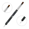 Caneta para Nail Art Haste de Onda Quente Mais Vendida na Fronteira, Haste Acrílica de Uso Duplo, Ferramenta Caneta para Manicure Francesa de Fototerapia