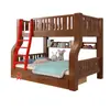 Litera de Madera Maciza para Niños, Litera de Dos Pisos, Cama Alta y Baja, Cama Doble, Litera para Apartamentos Pequeños, Litera de Dos Niveles