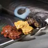 Peça de Cabo com Cabeça de Crocodilo Esculpida com um Crocodilo Grande, Artesanato de Escultura em Madeira Peça Pequena, Pequeno Ornamento Artesanato Decorativo de Madeira para Manuseio