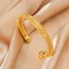 Pulsera de Bolas Trenzadas Color Oro Arena Popular Transfronteriza Europea y Americana para Mujer, Duradera, Joyería de Moda de Lujo Ligero, Xiyin Venta Caliente