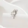 Estilo de Pareja Dulce y Fresco Niña Corazón de Lazo Lava Varilla de Tornillo Hueso de la Oreja Cartílago Perforación Uña del Hueso del Oído