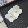 Orquídea Phalaenopsis Flor Pérola Grampo de Cabelo Clipe de Cabelo para Sessão de Fotos na Praia Estilo Férias Clipe Bico de Pato Lateral Acessório de Cabelo Super Fada Acessório de Cabeça Feminino