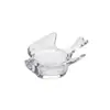 Suporte de Velas de Vidro Transparente Pássaro Estilo Nórdico Ornamento Jantar Romântico à Luz de Velas Foto Decoração de Mesa Adereços