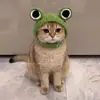 Gorro Lindo y Divertido para Mascota Disfraz de Gato Accesorio para la Cabeza Accesorios para Perro Collar Adornos Tejidos Nuevos 2026