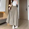 Pantalones Falda Yamamoto para Mujer Verano 2026 Cintura Alta Adelgazantes Falda Línea A con Caída Estilo Japonés Relajados Sueltos Pantalones de Pierna Ancha