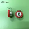 Peças da Máquina de Embalagem Vertical Roda Puxadora de Filme Roda Puxadora de Papel Roda Puxadora de Saco de Ferro com Malha de Grão Reto Roda Alimentadora de Filme de Papel de Silicone