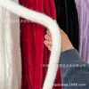 Tiras de Pelo Sintético de Coelho Atacado, Pelo Sintético de Vison, Golas de Pelo Sintético de Raposa para Roupas Infantis, Capas Hanfu, Punhos de Cheongsam, Golas Clássicas de Pelo