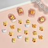 Nova Manteiga Urso Dos Desenhos Animados Nail Art Jóias Grande tamanho pequeno Bonito Tridimensional Amor Anjo Urso DIY Acessórios Do Prego