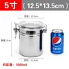 Latas Seladas de Aço Inoxidável, Latas de Café, Latas de Doces, Latas de Chá em Pó para Leite, Latas de Frutas Secas, Latas para Pós, Latas de Armazenamento para Lojas de Chá com Leite