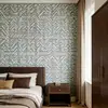 Adesivos Geométricos Minimalistas de Luxo Leve Adesivos de Parede Autoadesivos Decoração de Parede de Fundo para Quarto Próximo à Cama Papel de Parede para Renovação de Móveis