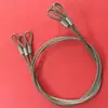 Cable de Acero Inoxidable 304 Engarzado Exterior Antirrobo Anticaídas Anticaída 5mm Secado de Ropa Bolsa de Gimnasio Recubierto de Plástico Cinturón de Seguridad