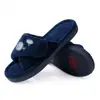 Nuevas pantuflas peludas transfronterizas para mujer, populares en línea, de moda para primavera y otoño, antideslizantes para uso en interiores en casa, pantuflas cálidas de algodón