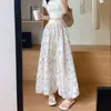 Pantalones Florales Anchos Casuales para Mujer Verano Estilo Delgado Petite Cintura Alta Adelgazantes Casuales de Línea A Sueltos Bloomers