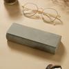 Nuevo estuche para gafas de PU estuche de espejo portátil de moda alta gama alto valor de color caja de almacenamiento de gafas fabricantes en stock venta al por mayor