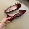 Primer Encuentro Zapatos de Ballet Rosa Nude 2026 Nuevo Francés Dulce Gentil Hada Lazo Belleza Impresionante