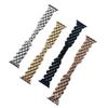 Adequado para Apple Watch 11ª Geração 10/987 Apple Se Nova Pulseira de Relógio de Metal de Aço Inoxidável Vazada de Cinco Contas