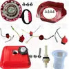 Juego Completo de Accesorios para Motor de Gasolina 170F Motocultor Pequeño Cuerda de Arranque Pistón Carburador Filtro de Aire Silenciador Bujía