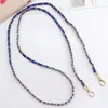 Contas Novas Corrente Transversal de Couro Feita à Mão Capa para Celular Pingente de Joia Bolsa Feminina Pequena Lanyard de Celular com Fragrância