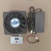 Acessórios para Churrasqueira King Kong Preto: Ventilador de 12V com Velocidade Ajustável, Ventilador de Alta Potência para Churrasqueiras a Gás e Elétricas