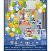 Traje de Globos de Cumpleaños para Niños en Español 12345-años Escena de Fiesta Conjunto de Suministros Decorativos para Niños y Niñas