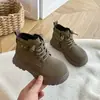 Botines tipo Martin para niña, nueva colección otoño/invierno 2026, botines infantiles, botines amarillos pequeños, versátiles y con estilo, adecuados para estudiantes y bebés, botines cortos de moda