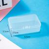 Caja de Plástico Transparente Cuadrada Caja Rectangular Cuadrada para Almacenamiento de Piezas Joyería Artículos de Pesca Empaque de Flores de Jabón Caja Cuadrada