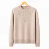 Suéter base de punto suelto para otoño e invierno de mamá, suéter de cuello redondo para mujeres de mediana edad y mayores, top de punto de manga larga de invierno