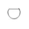 Brincos de Argola em Liga de Titânio F136 Anel de Osso da Orelha Anel Fechado Piercing Labial Piercing Nasal Joias para Body Piercing em Liga de Titânio G23