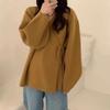 Cárdigan de Punto con Manga de Farol de Moda para Mujer Abrigo Elegante Sentido del Diseño Oblicuo Estilo Extranjero Suéter con Cordones Top Ajustado para Mujer