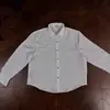 Camisa Rayada con Botones de Zafiro Estilo Old Money para Hombres y Mujeres, Ropa Casual de Alto Intelecto para Primavera y Otoño, Camisa de Manga Larga con Hombro Normal