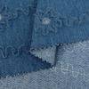 Diseñador Nuevo Tejido Denim Bordado con Flores Encaje Flor Denim Vintage Artístico Tela para Vestido de Mujer