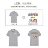 Playeras tipo polo de algodón con logo personalizado para ropa de trabajo corporativa, camisetas publicitarias para grupos, camisetas de manga corta con cuello y texto impreso y bordado