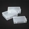 Caja Rectangular Transparente de Plástico Caja de Almacenamiento de Escritorio para Tornillos y Herramientas Accesorios para Pesca Caja Organizadora para Joyería y Cuentas