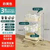 Carrito de Almacenamiento Pequeño con Múltiples Niveles para Productos de Bebé, Adecuado para Sala de Estar, Cocina y Salón de Belleza, Estante de Almacenamiento Móvil