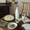 Juego de Vajilla de Cerámica Creativo Popular de Jingdezhen (Platos, Tazas, Tazones, Vajilla) - Uso Doméstico, Combinación Creativa, Estilo Nórdico Simple
