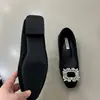 Zapatos de tacón bajo de pedrería estilo francés para mujer, Zapatos Mary Jane de tacón grueso con forro de felpa, Mocasines cálidos para Primavera, Otoño e Invierno 2026