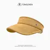Sombrero de Sol para Mujer Estilo Coreano, Sombrero de Sol Casual Deportivo de Verano, Versión Coreana Adelgazante de Rostro, Sombrero Plegable